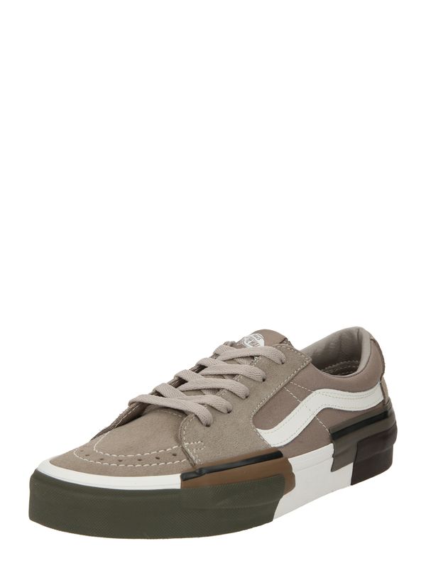 VANS VANS Ниски маратонки 'SK8-low Rearrange'  сиво-кафяво / бяло
