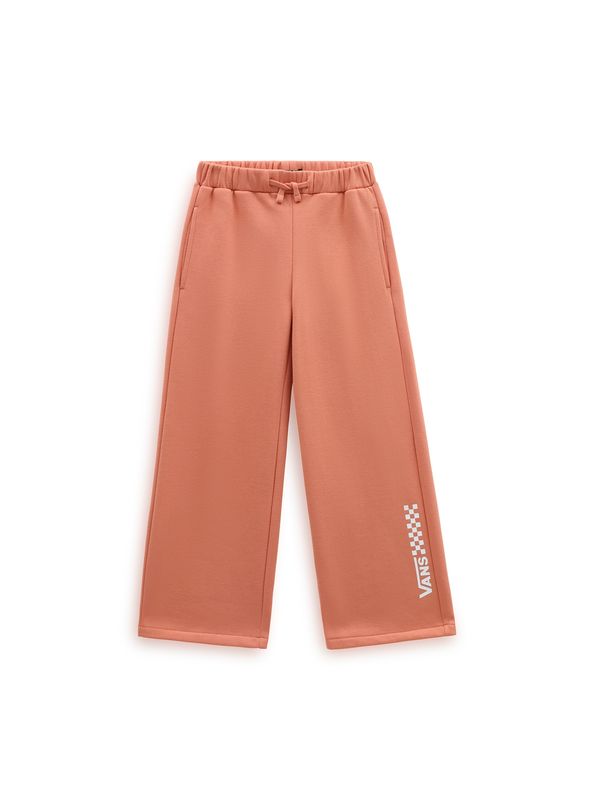 VANS VANS Панталон 'Chalkboard'  оранжево / бяло