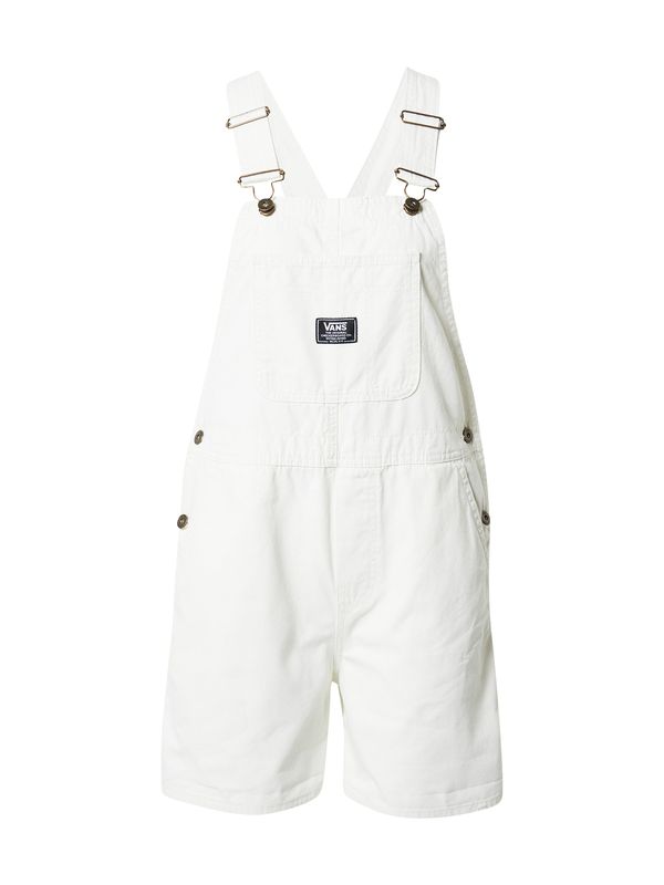 VANS VANS Панталон с тиранти  черно / бяло