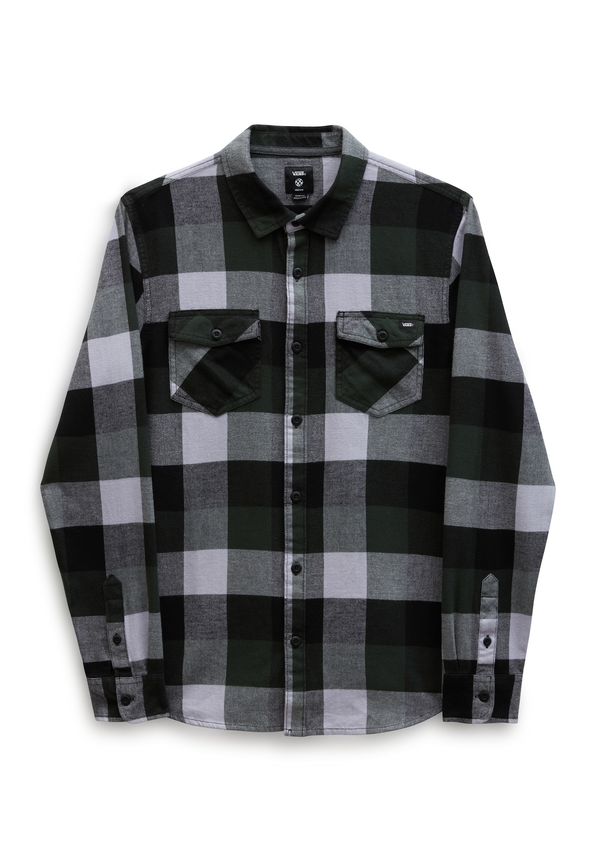 VANS VANS Риза 'Box Flannel'  сиво / антрацитно черно / тъмнозелено