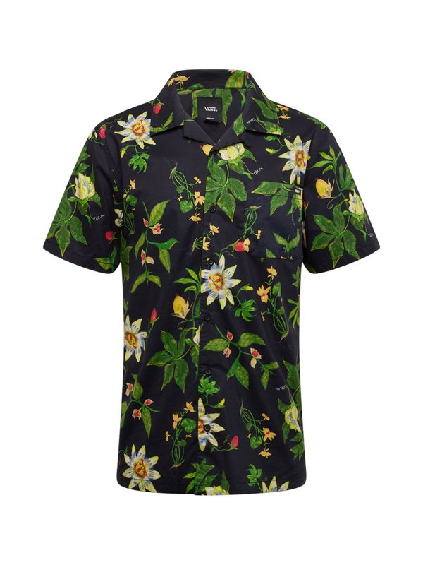 VANS VANS Риза 'GREENER GROUNDS'  жълто / тревнозелено / ярко червено / черно