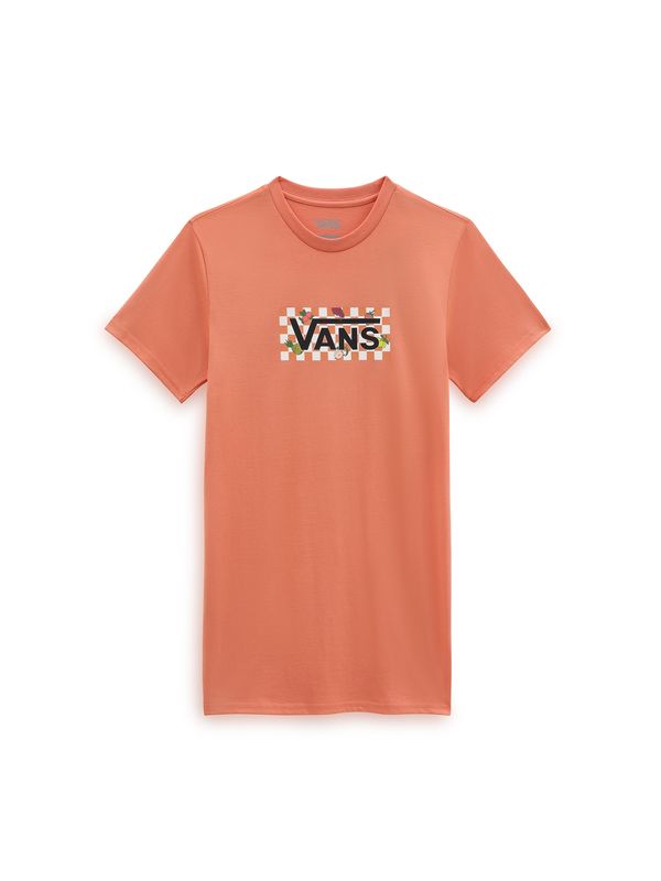 VANS VANS Рокля  оранжево / черно / бяло