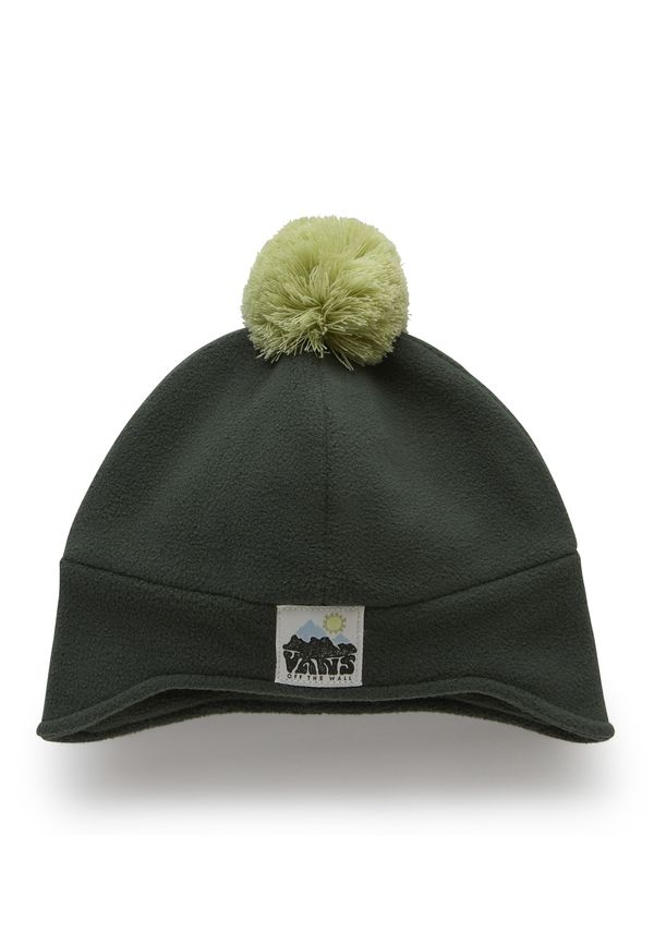 VANS VANS Шапка 'Bretton Cold Weather'  тъмнозелено / черно / бял памук