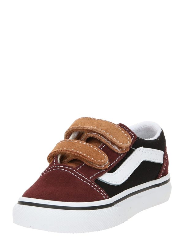 VANS VANS Сникърси 'Old Skool V'  кафяво / ръждиво кафяво / черно / бяло
