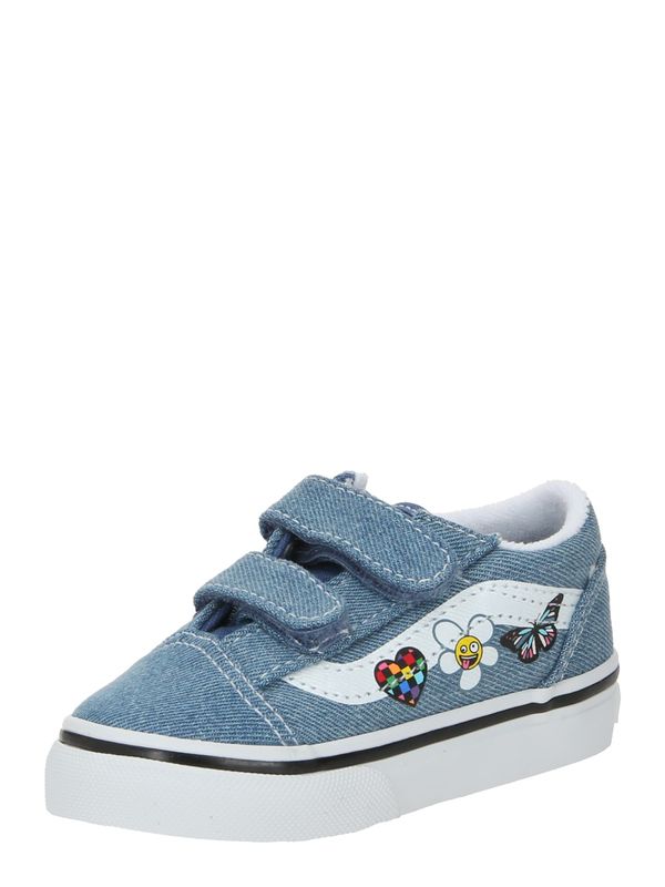 VANS VANS Сникърси 'Old Skool V'  син деним / жълто / червено / бяло