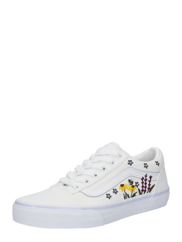 VANS VANS Сникърси 'OLD SKOOL'  жълто / тъмнозелено / тъмнолилаво / мръсно бяло