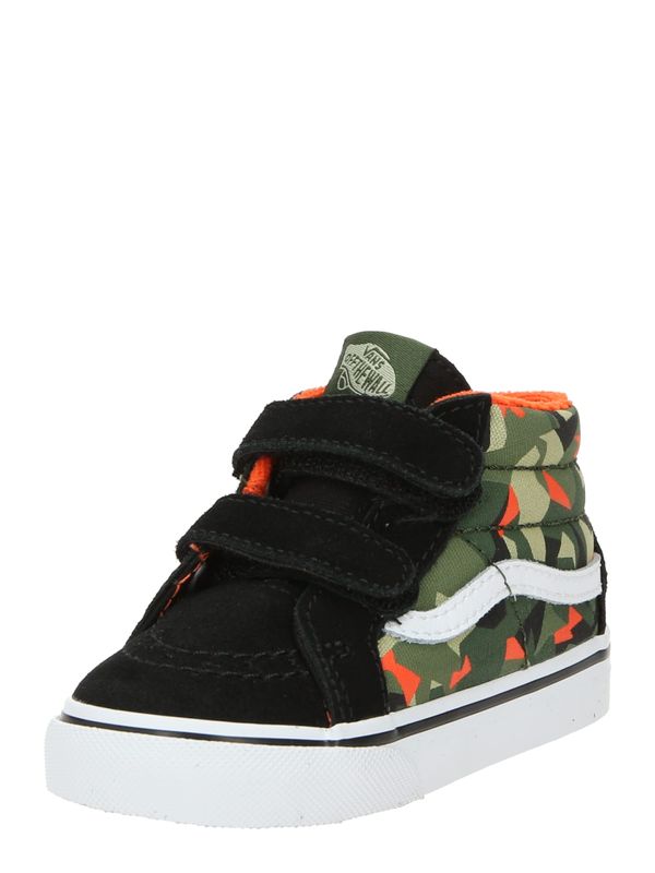 VANS VANS Сникърси 'SK8-Mid'  зелено / оранжево / черно / бяло