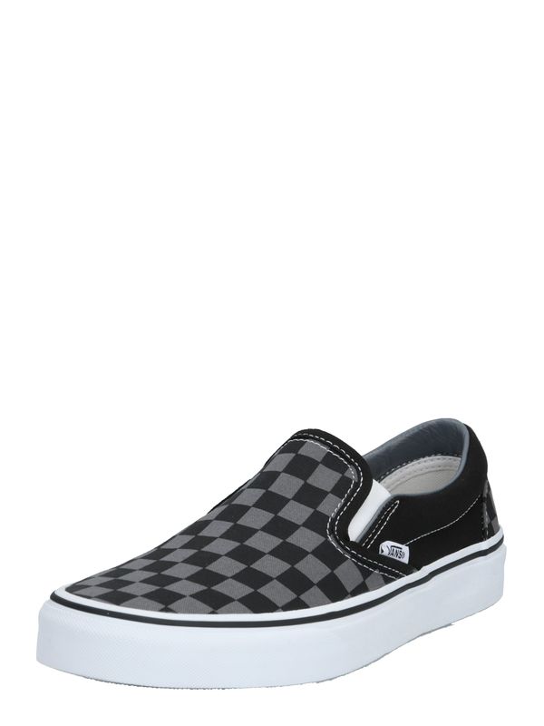 VANS VANS Спортни обувки Slip On 'Classic'  сиво / черно / бяло