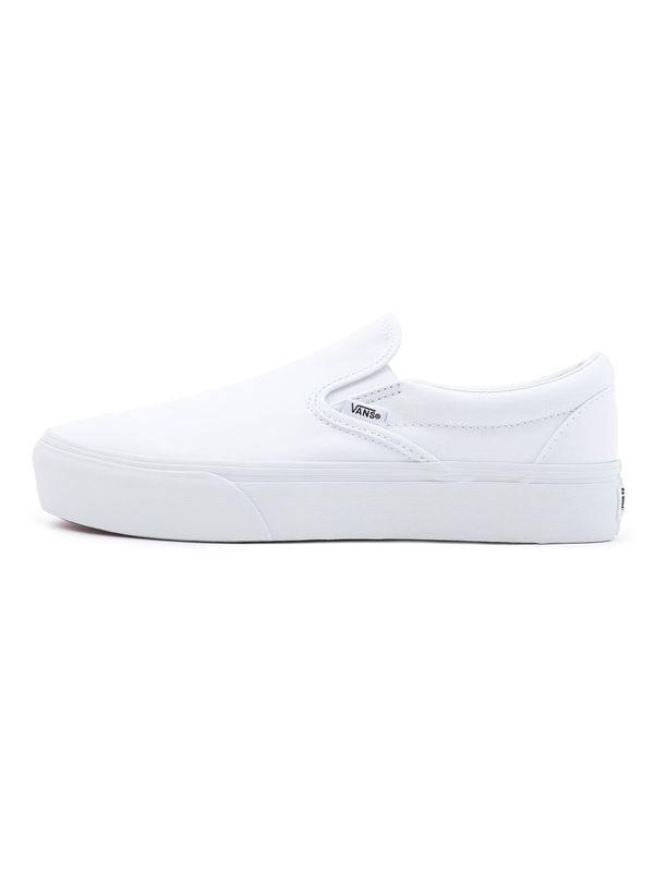 VANS VANS Спортни обувки Slip On 'UA Classic Slip-On Platform'  бяло