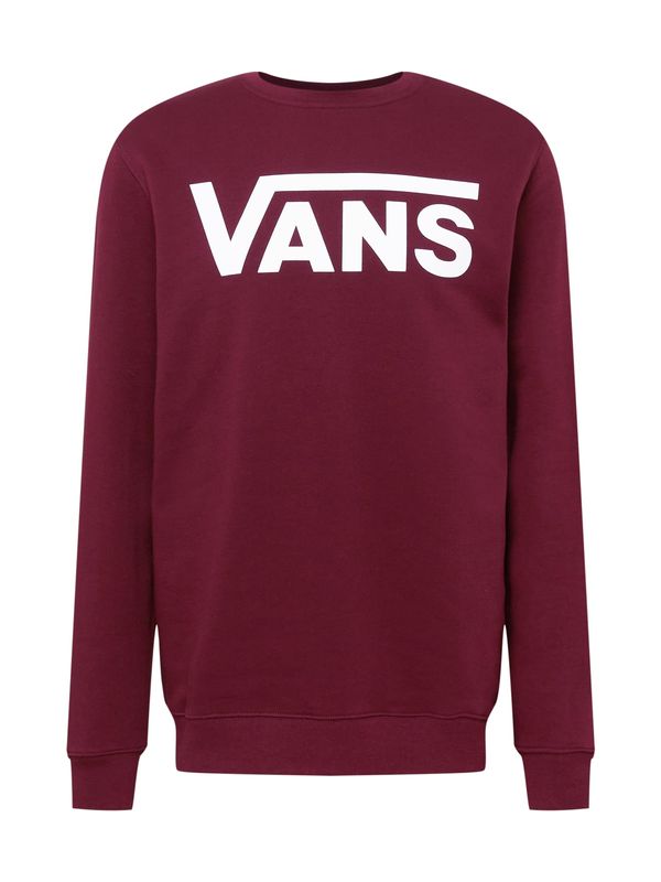 VANS VANS Суичър  бордо / бяло