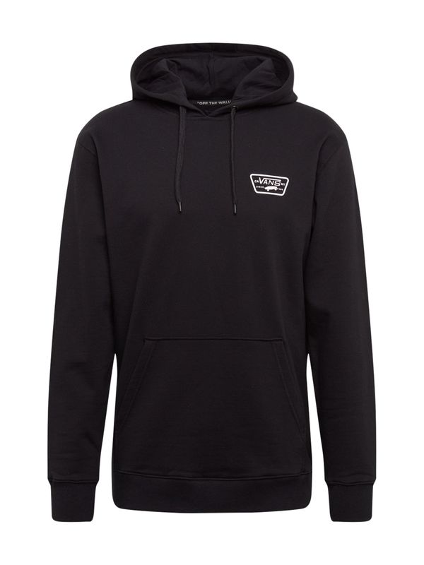 VANS VANS Суичър  черно / бяло