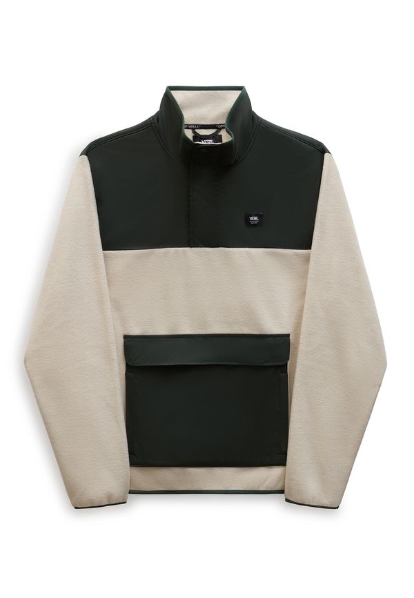 VANS VANS Суичър 'Mammoth Po'  маслина / черно / бял памук