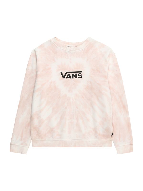 VANS VANS Суичър  пудра / черно / бяло