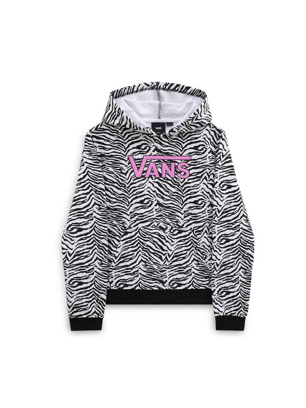 VANS VANS Суичър  розово / черно / бяло