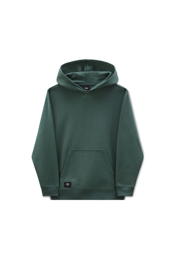 VANS VANS Суичър  тъмнозелено / черно