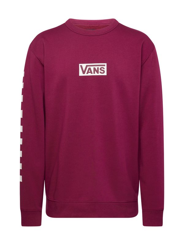 VANS VANS Суичър 'Versa'  винено червено / бяло