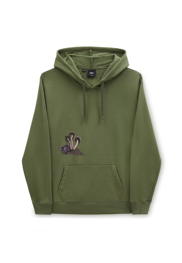 VANS VANS Суичър  зелено / лилав / черно / бяло