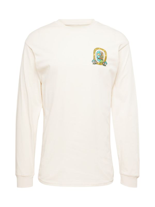 VANS VANS Тениска  аквамарин / жълто / черно / бял памук