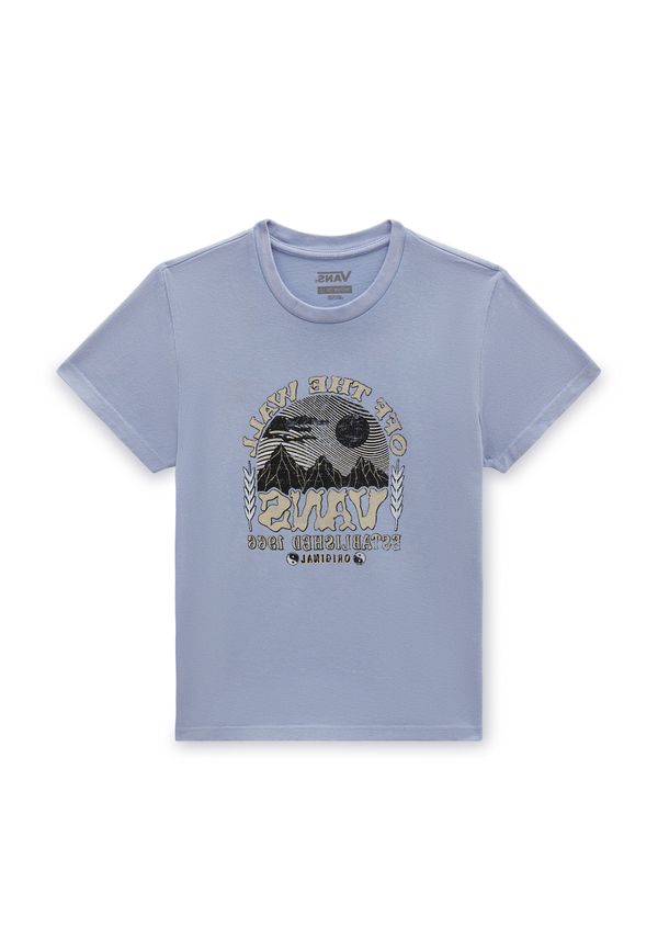 VANS VANS Тениска  бежово / лилав / черно / бяло