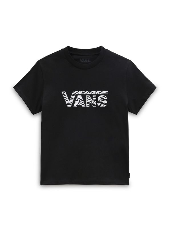 VANS VANS Тениска  черно / бяло