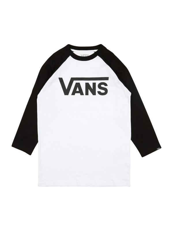 VANS VANS Тениска  черно / бяло