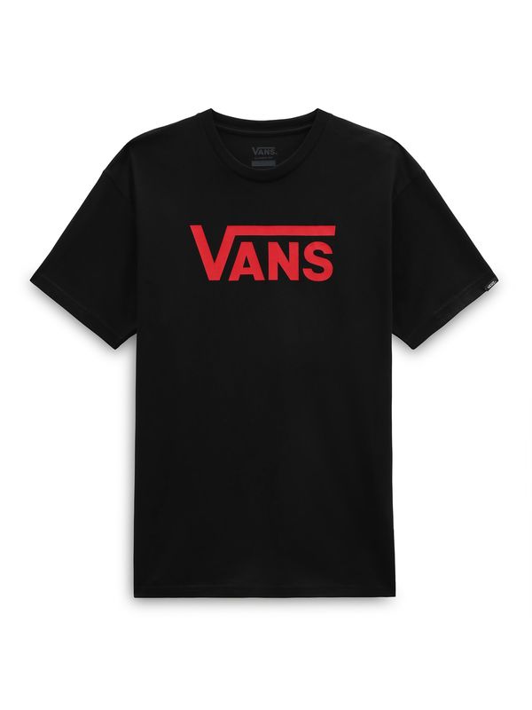 VANS VANS Тениска  червено / черно