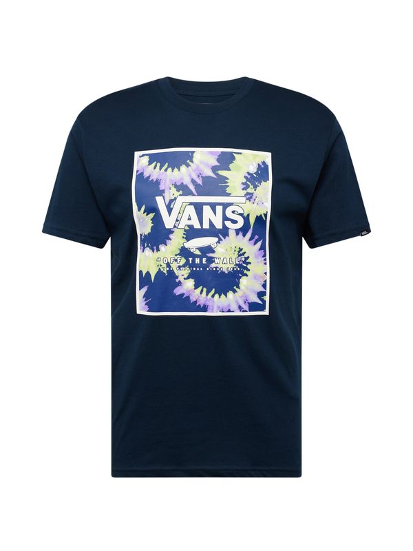 VANS VANS Тениска 'CLASSIC'  нейви синьо / ултрамарин синьо / ябълка / бяло