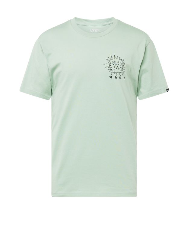VANS VANS Тениска 'EXPAND VISIONS'  пастелно зелено / черно