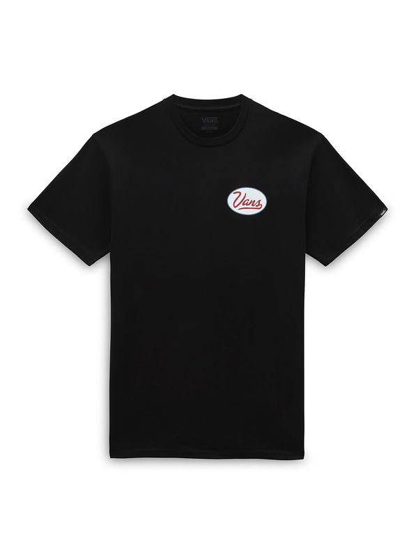 VANS VANS Тениска 'GAS STATION'  червено / черно / бяло