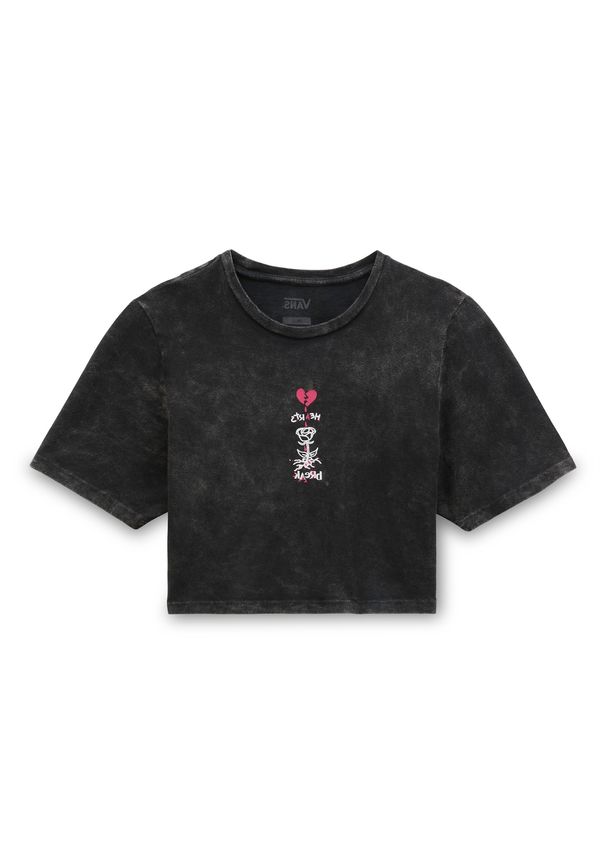 VANS VANS Тениска 'HEARTBREAKER CREW CROP II'  пъстро / черно