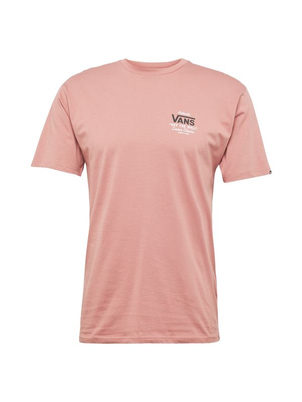 VANS VANS Тениска 'HOLDER CLASSIC'  бледорозово / черно / мръсно бяло
