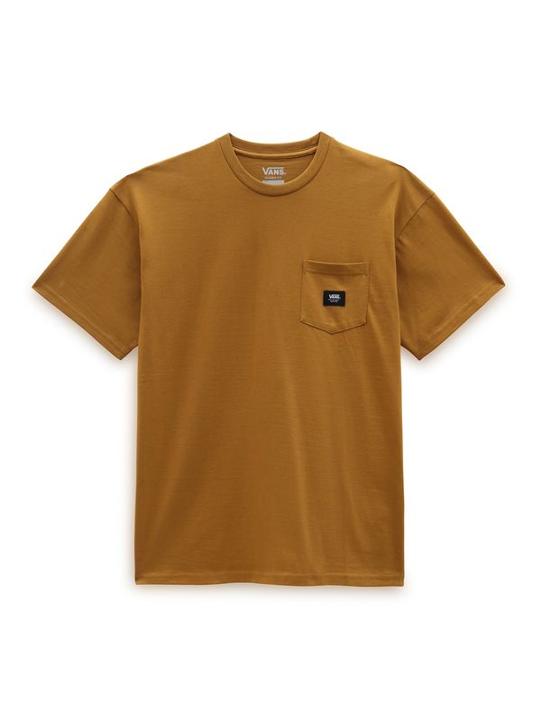 VANS VANS Тениска  кафяво / черно