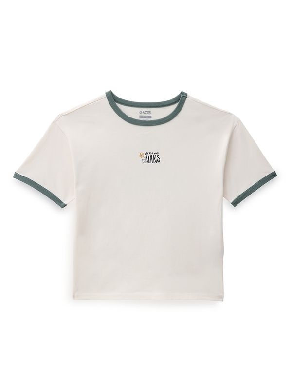 VANS VANS Тениска  кремаво / тъмнозелено / оранжево / черно