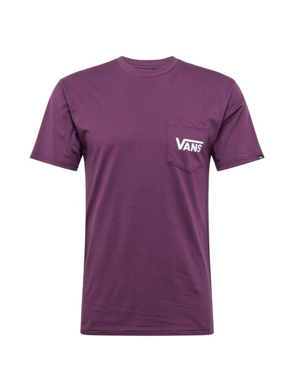 VANS VANS Тениска  къпина / бяло