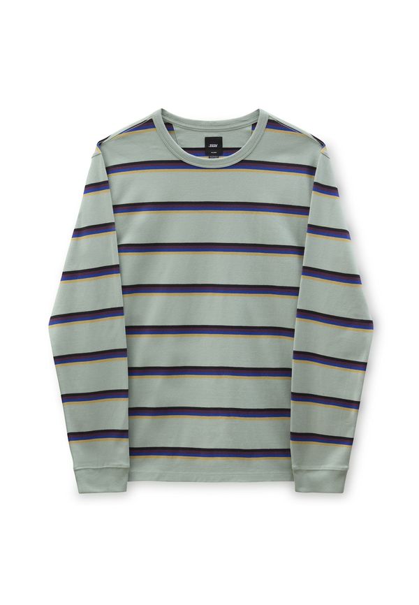 VANS VANS Тениска 'LEFFCO LS'  зелено / черно