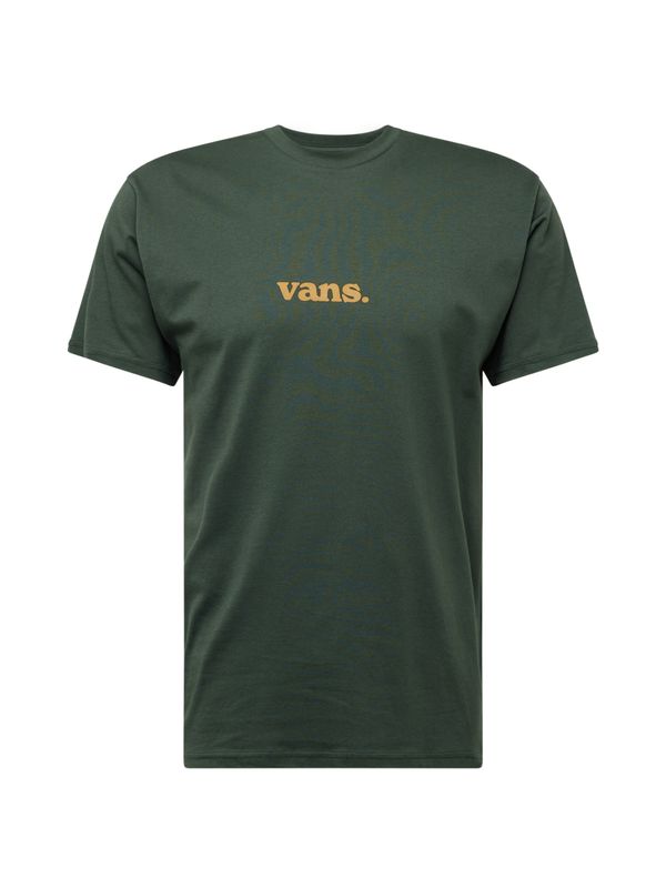 VANS VANS Тениска 'LOWER CORECASE'  тъмнозелено / оранжево