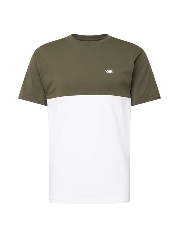VANS VANS Тениска  маслина / бяло