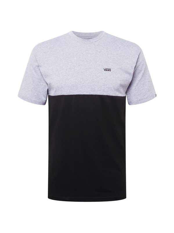 VANS VANS Тениска 'MN COLORBLOCK TEE'  сив меланж / черно