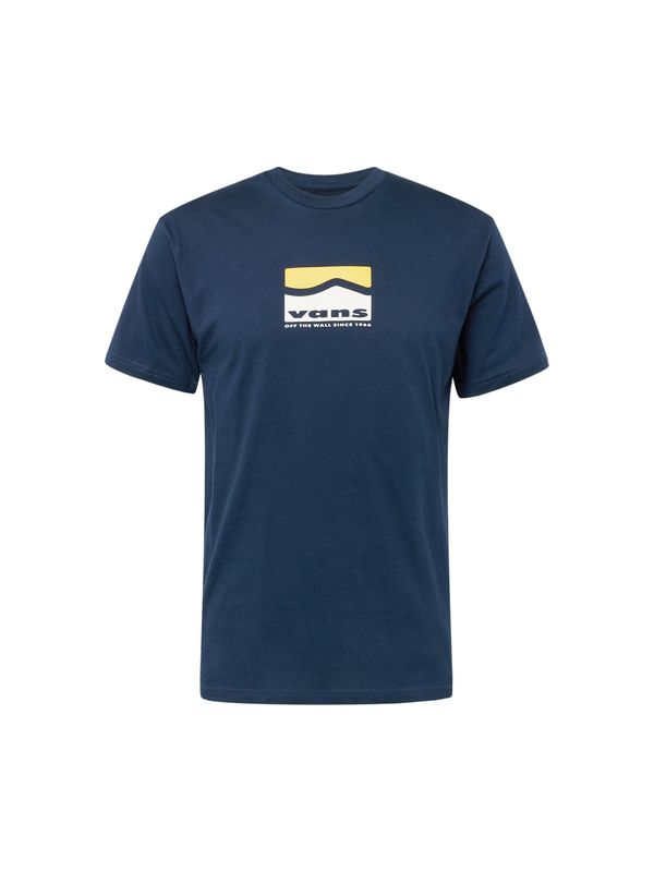 VANS VANS Тениска  нейви синьо / жълто / бяло