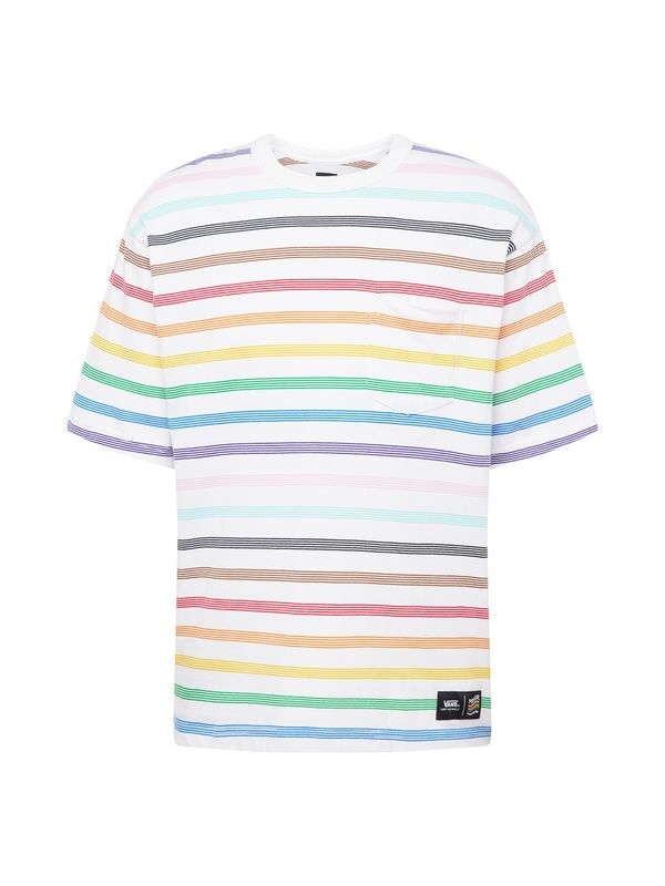 VANS VANS Тениска  синьо / жълто / червено / бяло