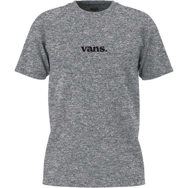 VANS VANS Тениска  сив меланж / черно