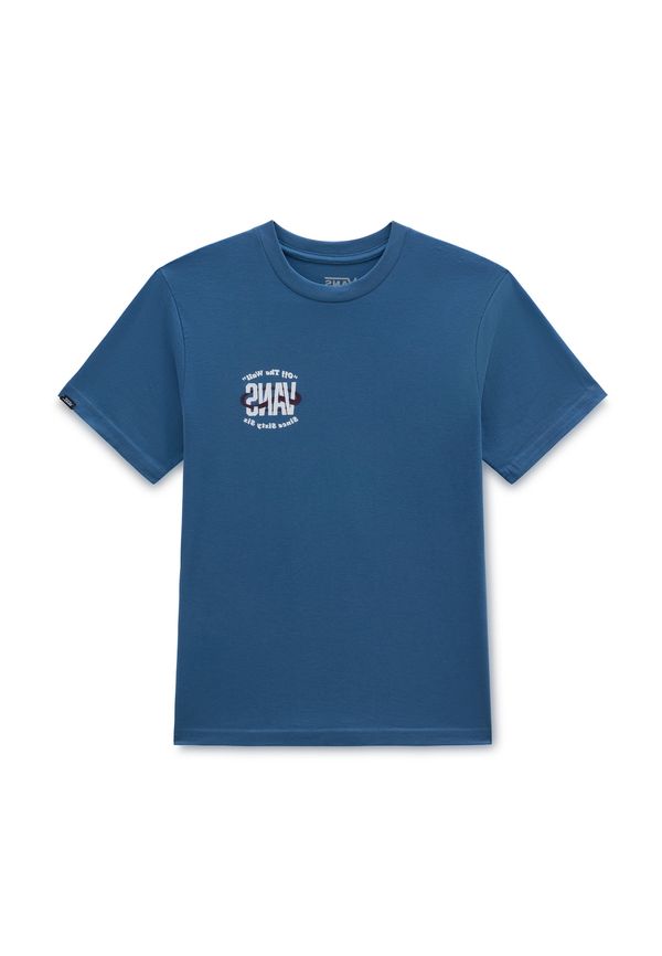 VANS VANS Тениска 'SIXTY SIX'  гълъбово синьо / светлосиньо / бордо / бяло