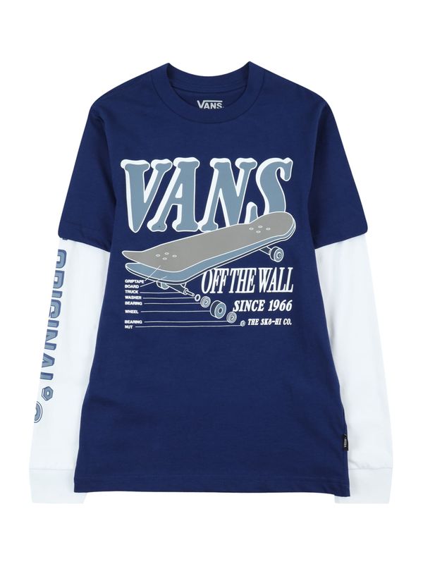 VANS VANS Тениска 'SK8 MECHANICS TWOFER'  нейви синьо / гълъбово синьо / пастелно синьо / сиво-бежово