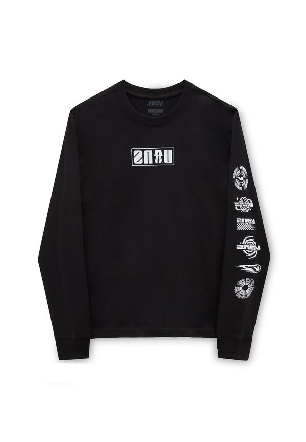 VANS VANS Тениска 'SPACE RIGHT'  черно / бяло