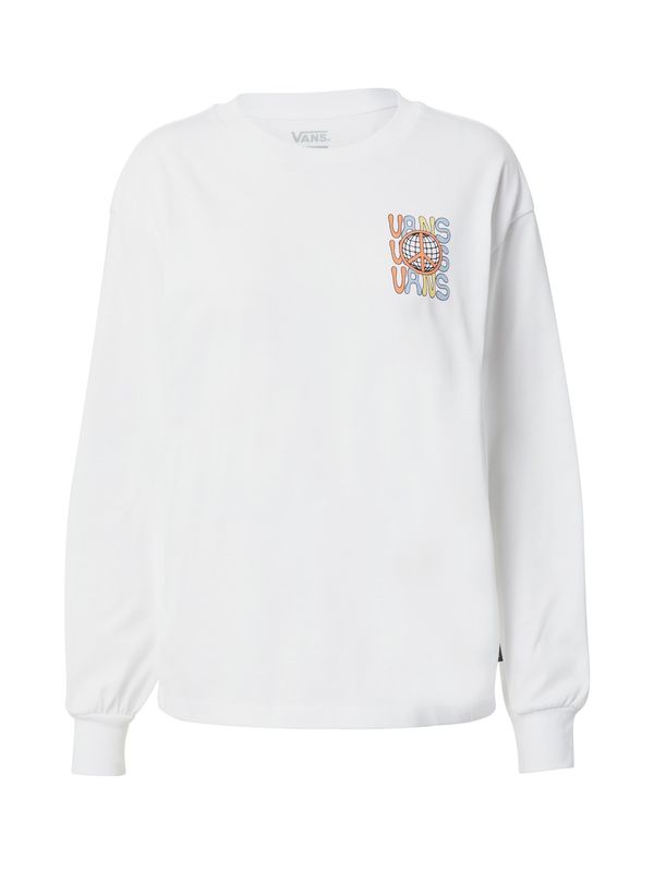 VANS VANS Тениска  светлосиньо / светлооранжево / черно / бяло