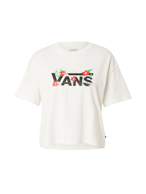 VANS VANS Тениска  светлозелено / червено / черно / бяло