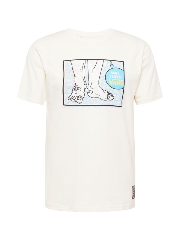 VANS VANS Тениска  тюркоазен / лимоненожълто / черно / бяло