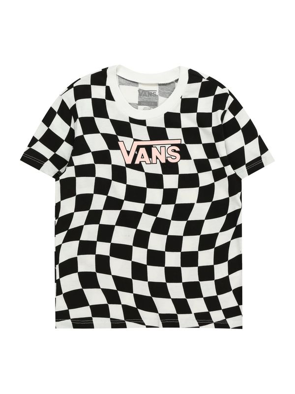 VANS VANS Тениска 'WARPED 66 CHECK'  бледорозово / черно / бяло