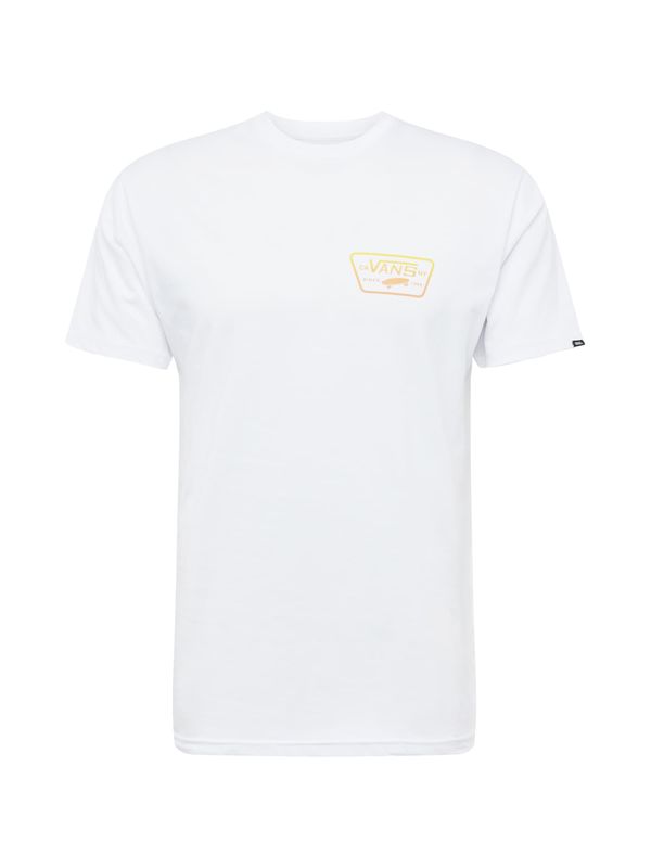 VANS VANS Тениска  жълто / оранжево / бяло
