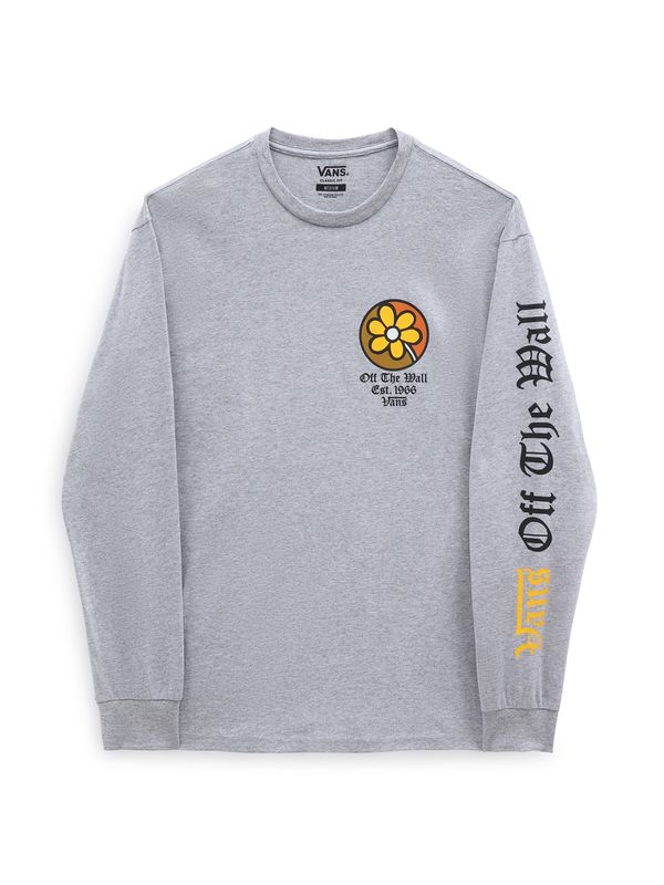 VANS VANS Тениска  жълто / сив меланж / черно